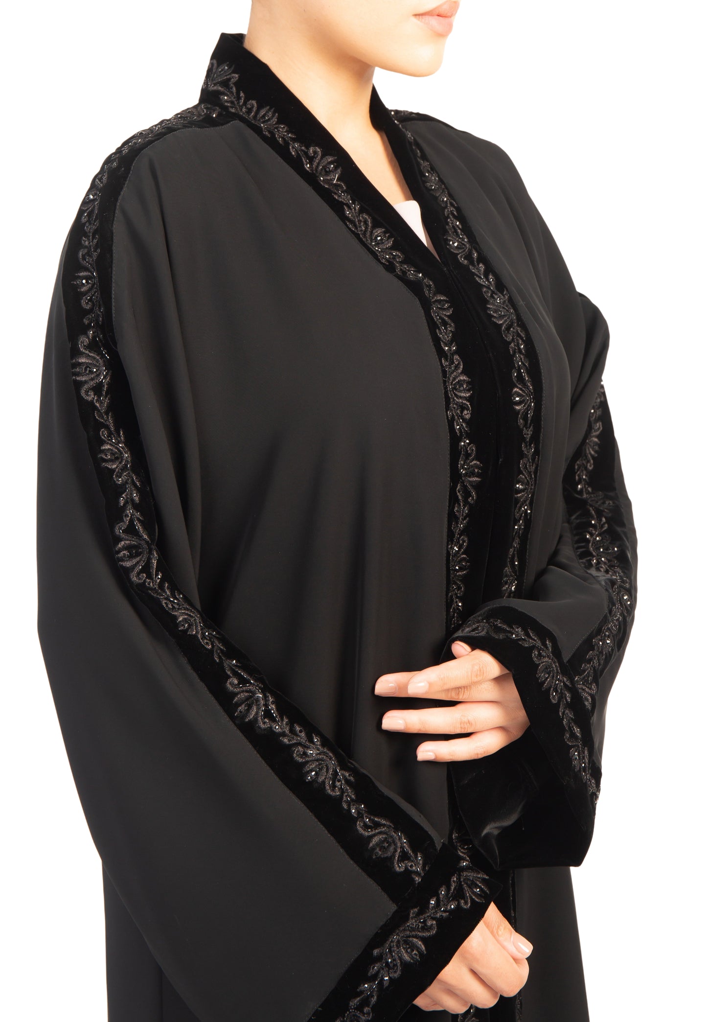 Embroidered Abaya | AF-51019-ABY-E