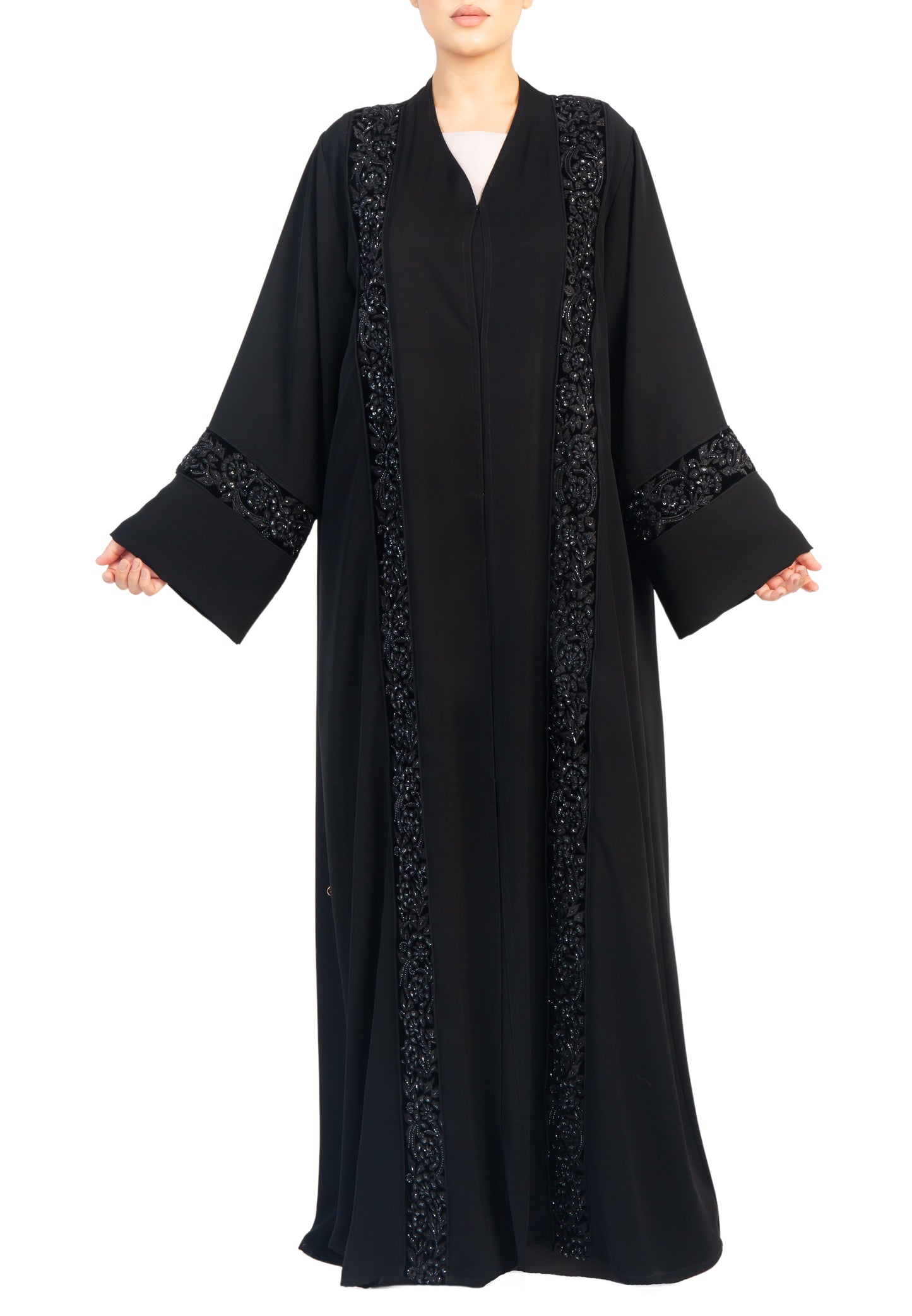 Embroidered Abaya | AF-51023-ABY-E