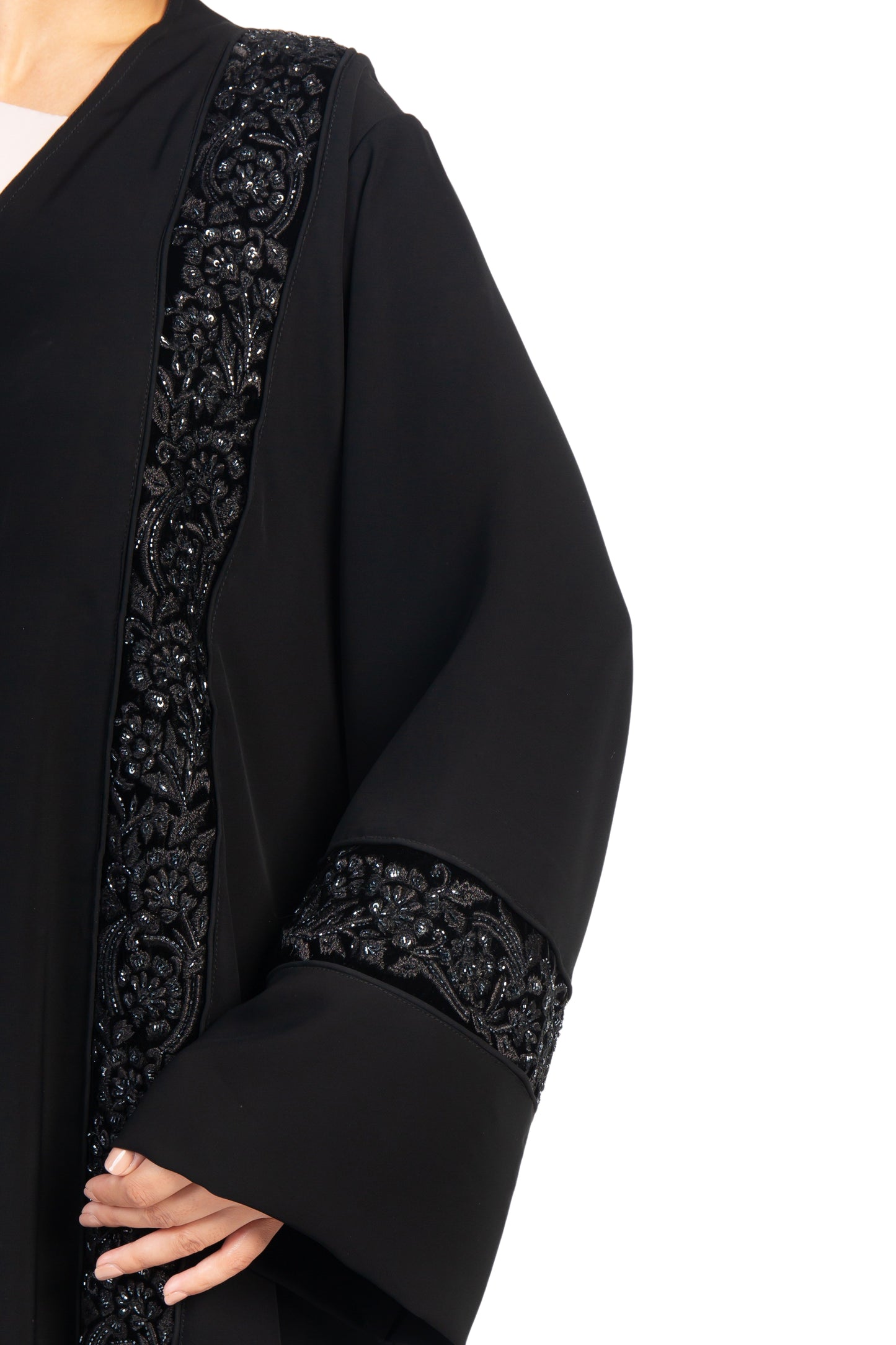 Embroidered Abaya | AF-51023-ABY-E